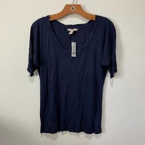 Banana Republic Women's Navy Blue Blouse